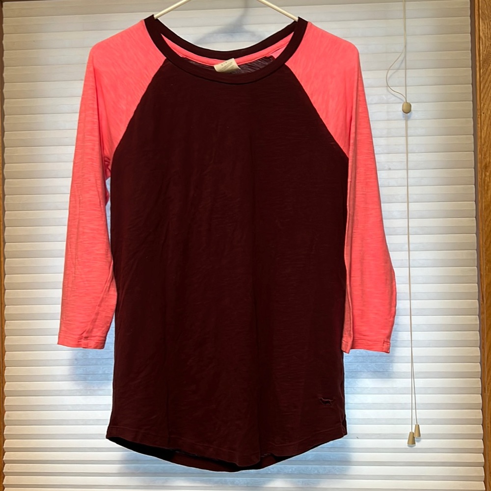 Maroon/Pink shirt